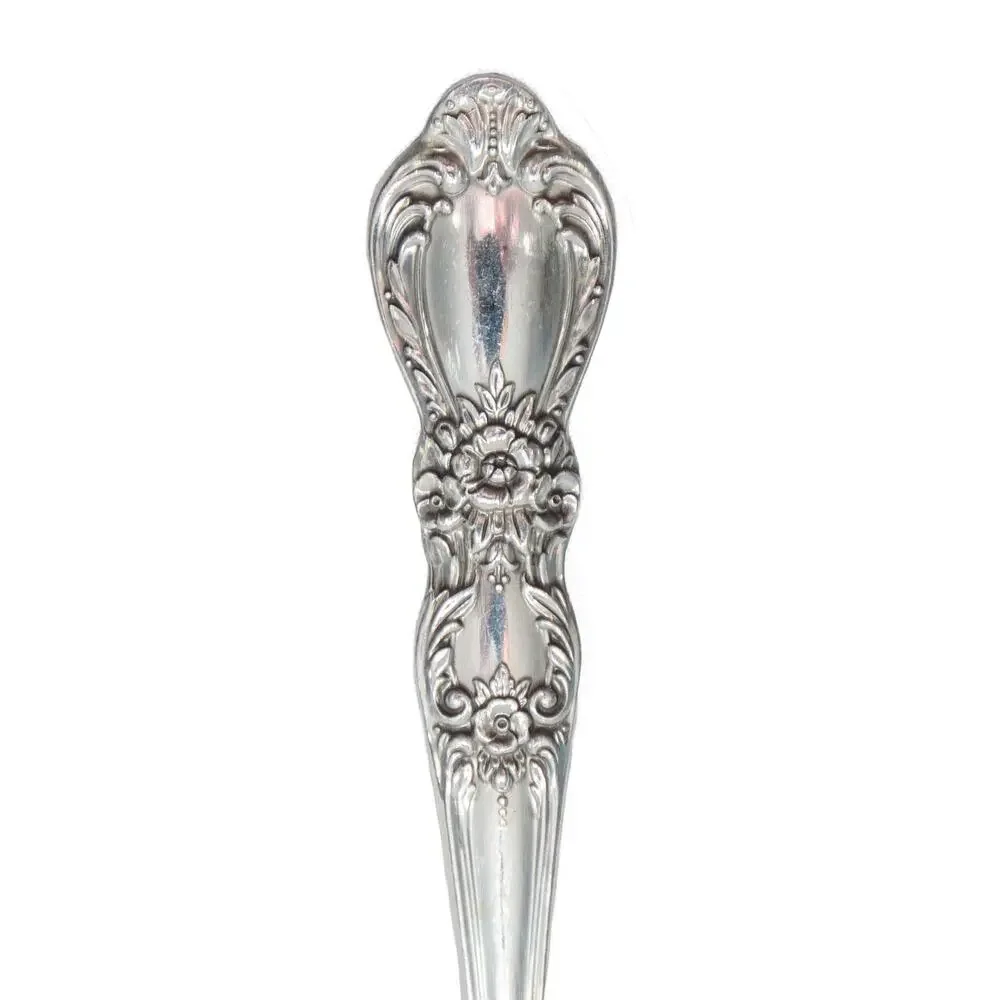1847 Rogers Bros IS Heritage Silver Plate Scallop Slotted Serving Spoon